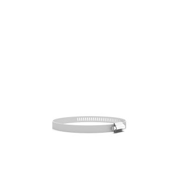 Stainless Steel Worm/Hose Clamp - 105 to 127mm (4" to 5") -Qty: 25